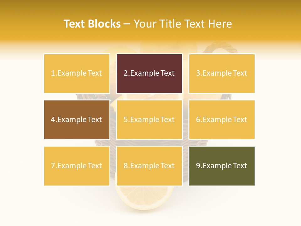 Healthy Lemon Vitamin PowerPoint Template
