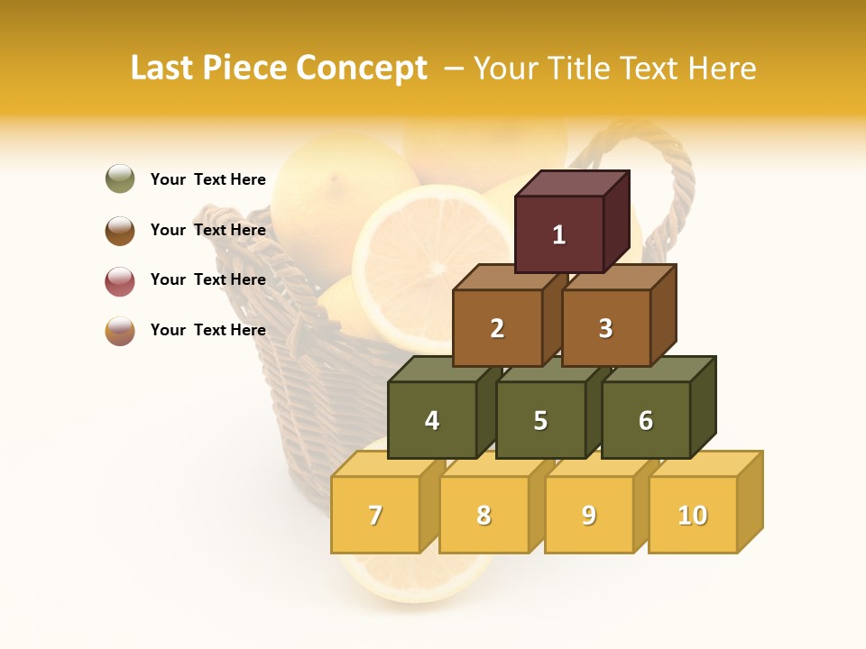 Healthy Lemon Vitamin PowerPoint Template