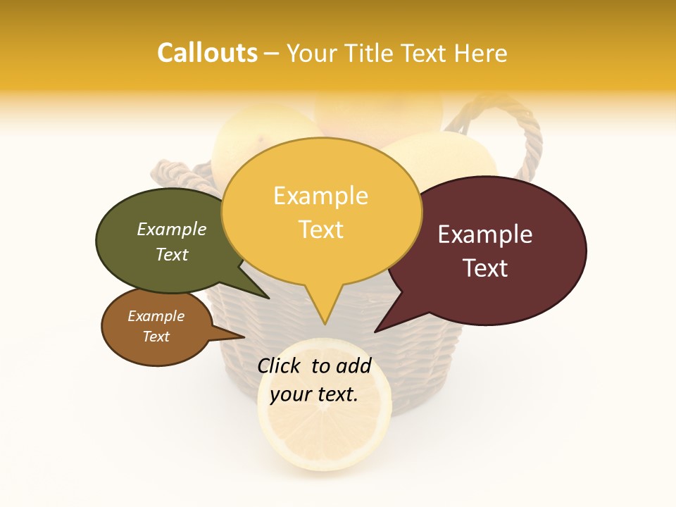 Healthy Lemon Vitamin PowerPoint Template