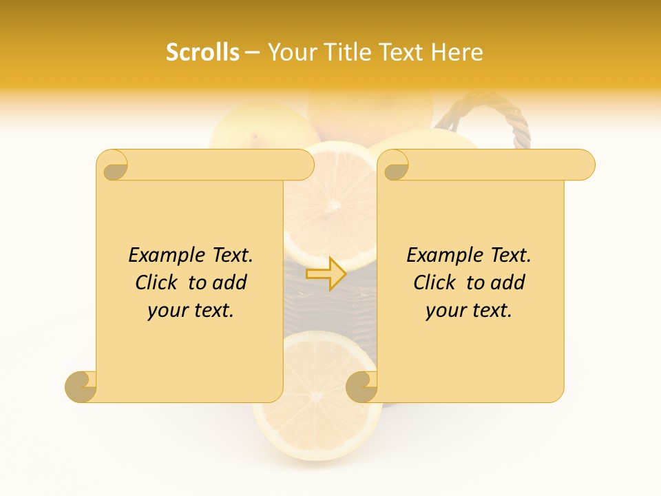 Healthy Lemon Vitamin PowerPoint Template