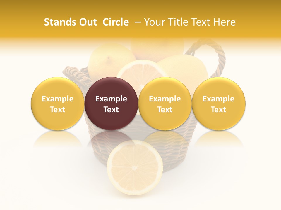 Healthy Lemon Vitamin PowerPoint Template