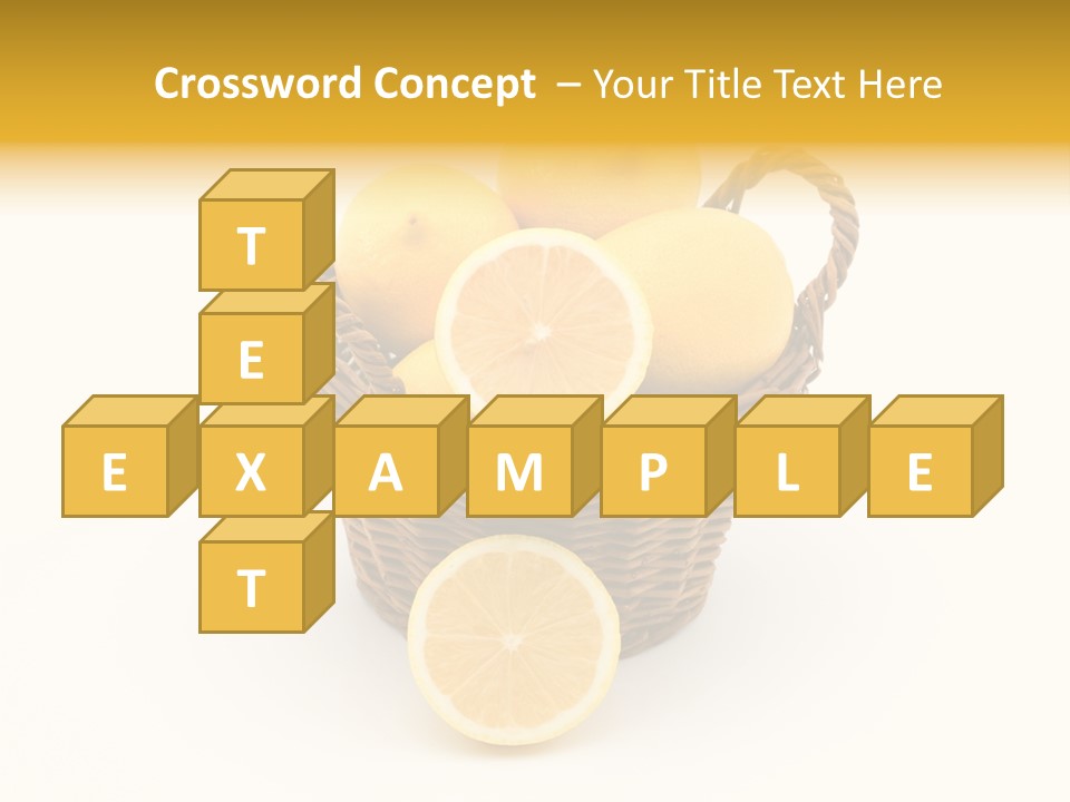 Healthy Lemon Vitamin PowerPoint Template