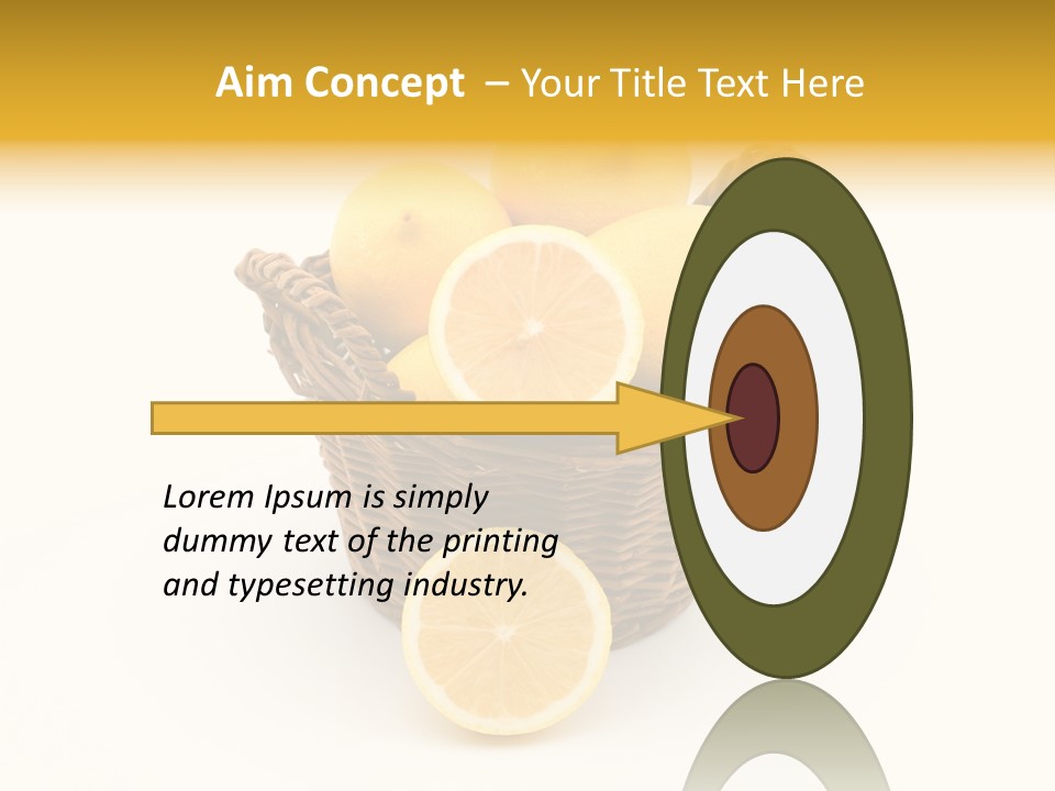 Healthy Lemon Vitamin PowerPoint Template