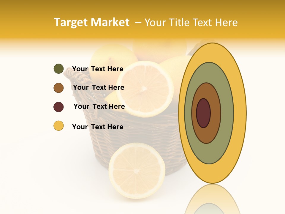 Healthy Lemon Vitamin PowerPoint Template