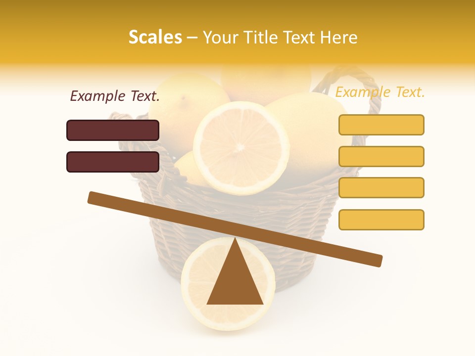 Healthy Lemon Vitamin PowerPoint Template
