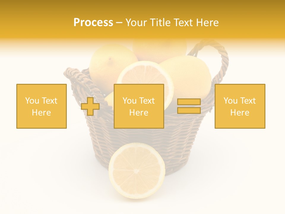 Healthy Lemon Vitamin PowerPoint Template