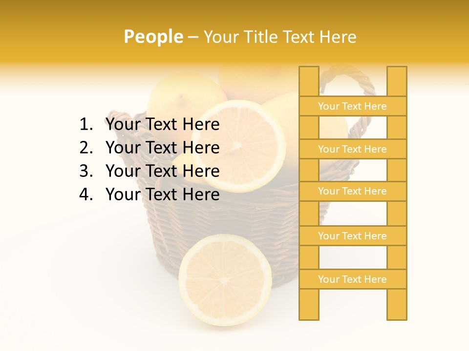 Healthy Lemon Vitamin PowerPoint Template