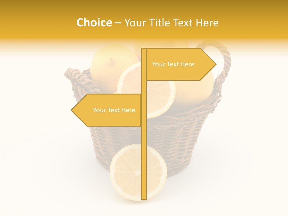 Healthy Lemon Vitamin PowerPoint Template