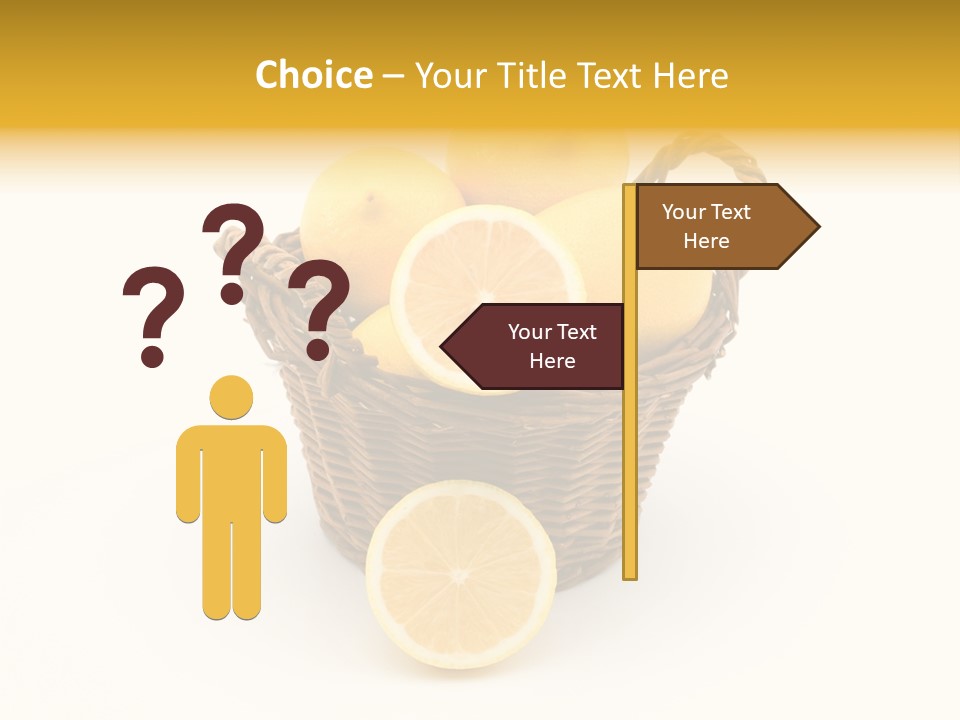 Healthy Lemon Vitamin PowerPoint Template
