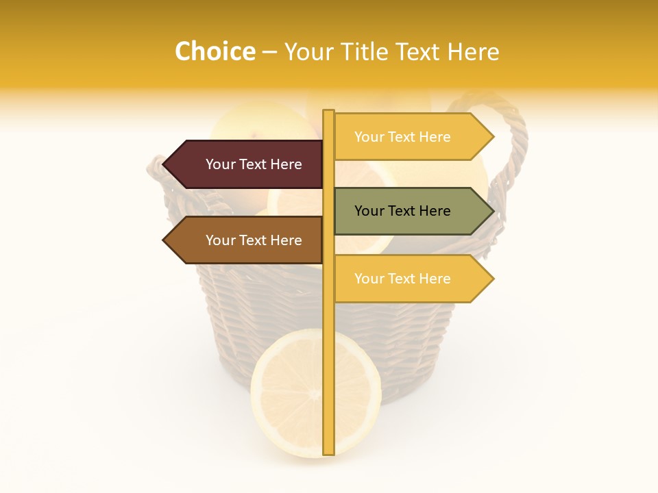 Healthy Lemon Vitamin PowerPoint Template