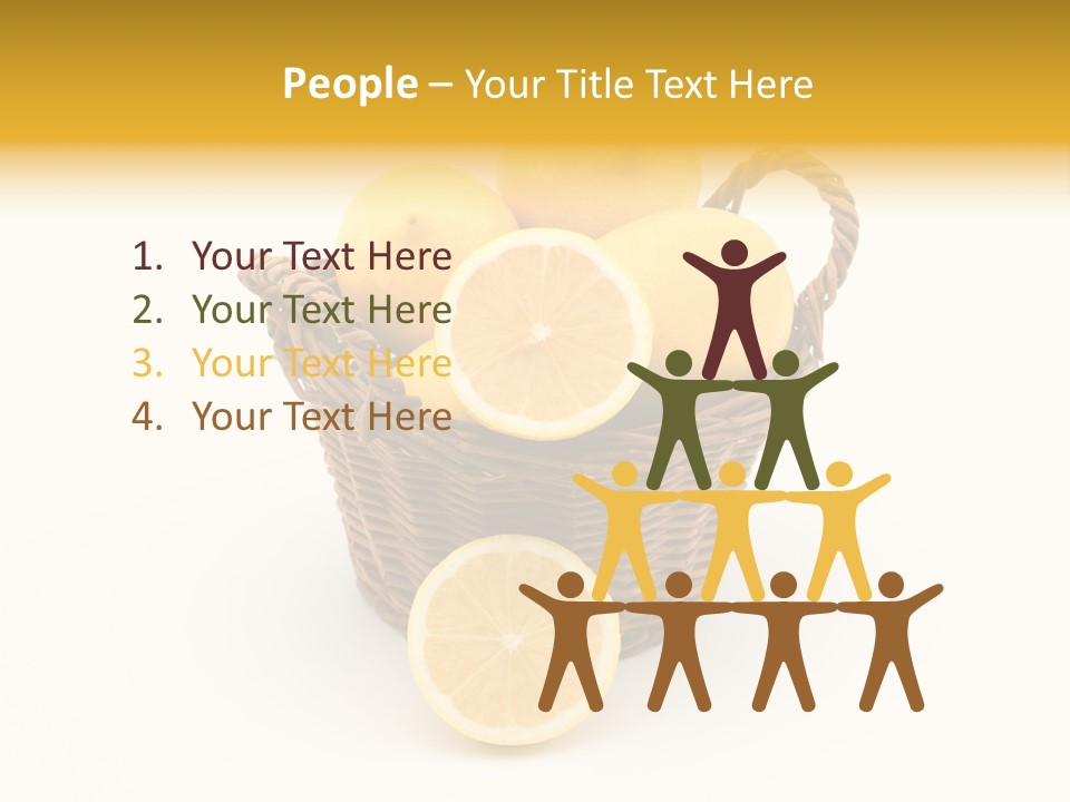 Healthy Lemon Vitamin PowerPoint Template