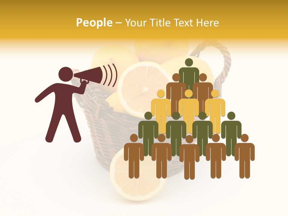 Healthy Lemon Vitamin PowerPoint Template