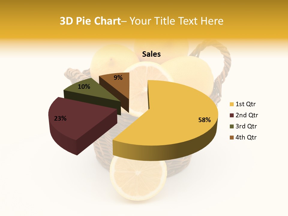Healthy Lemon Vitamin PowerPoint Template