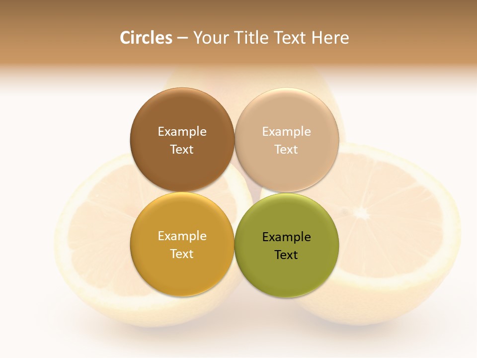 Lemon Juice Food PowerPoint Template