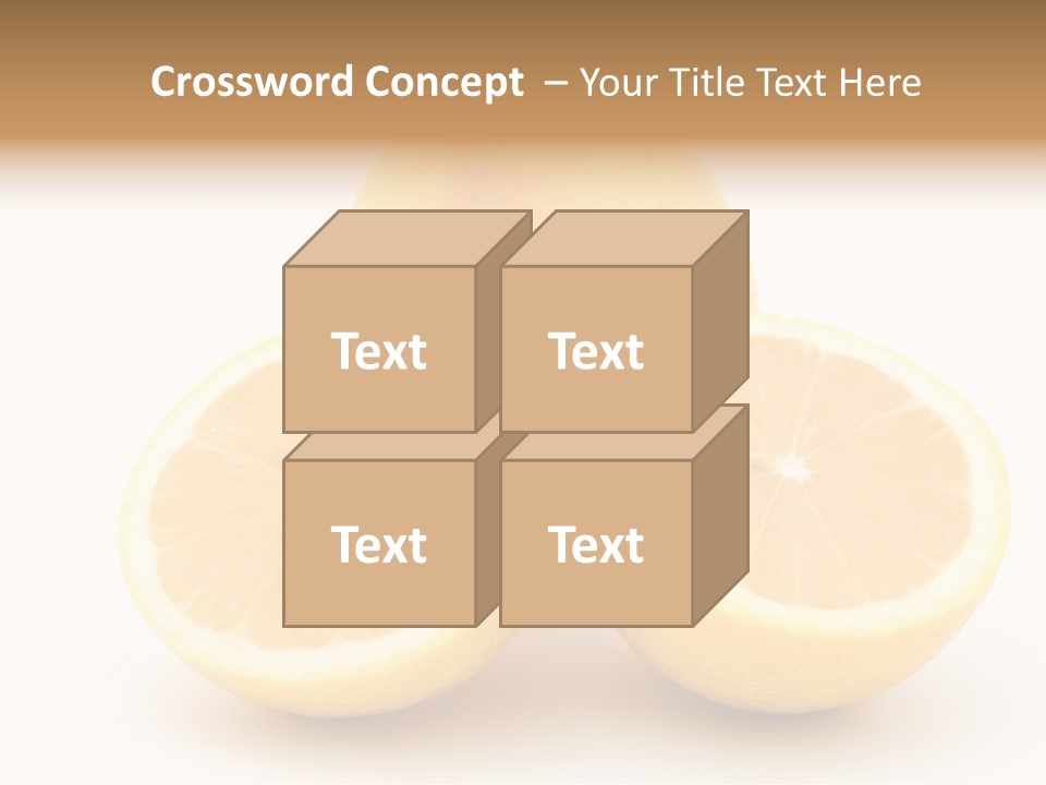 Lemon Juice Food PowerPoint Template
