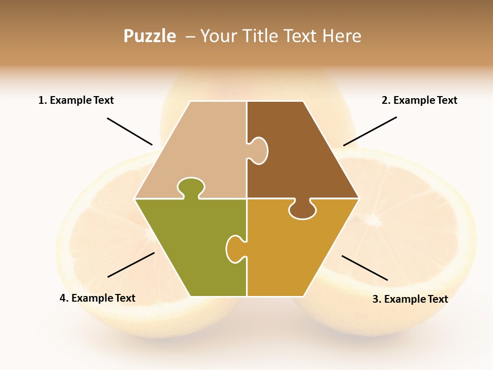 Lemon Juice Food PowerPoint Template