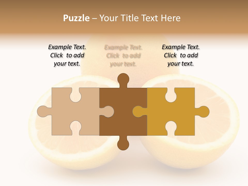 Lemon Juice Food PowerPoint Template