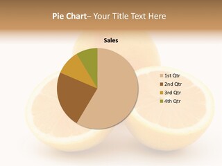 Lemon Juice Food PowerPoint Template