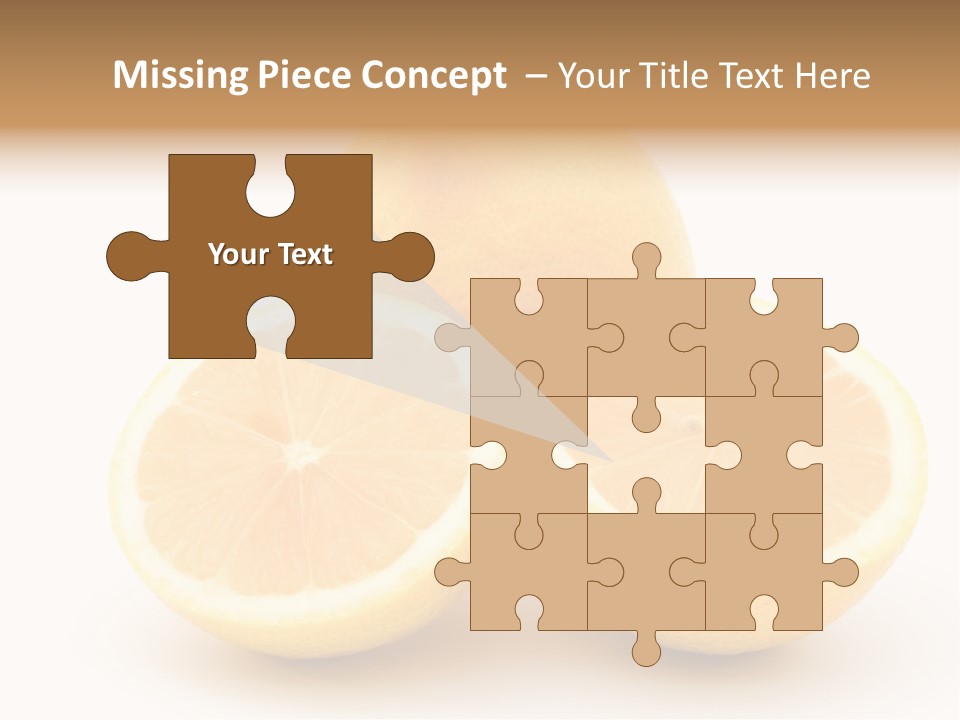 Lemon Juice Food PowerPoint Template