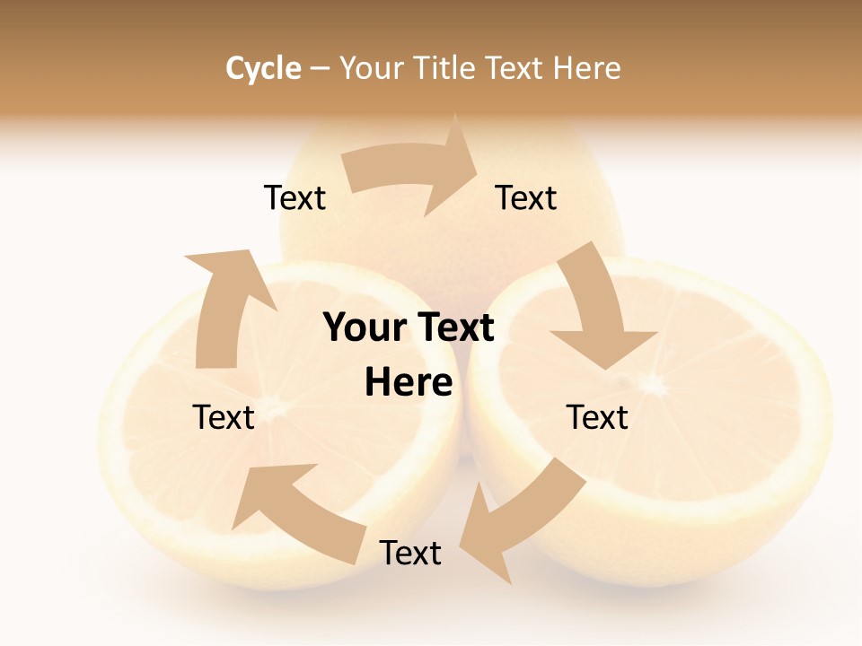 Lemon Juice Food PowerPoint Template