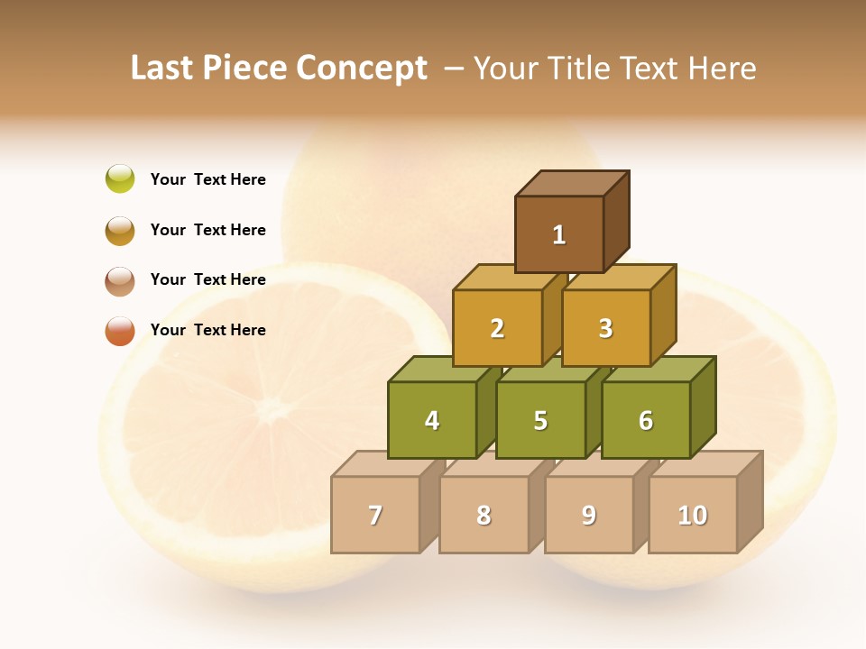 Lemon Juice Food PowerPoint Template