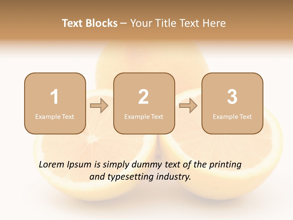 Lemon Juice Food PowerPoint Template
