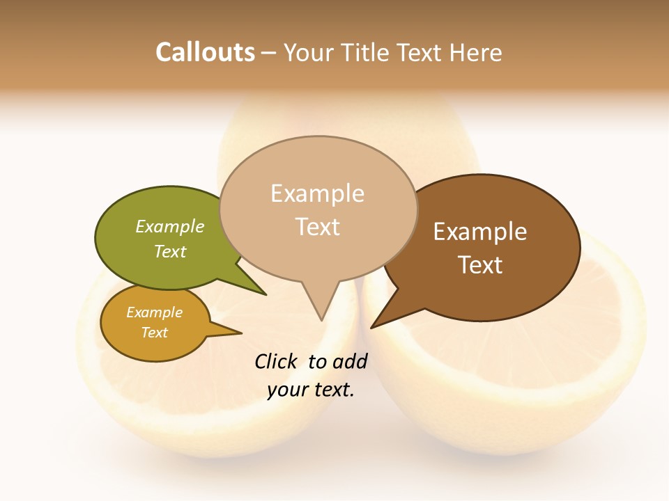 Lemon Juice Food PowerPoint Template