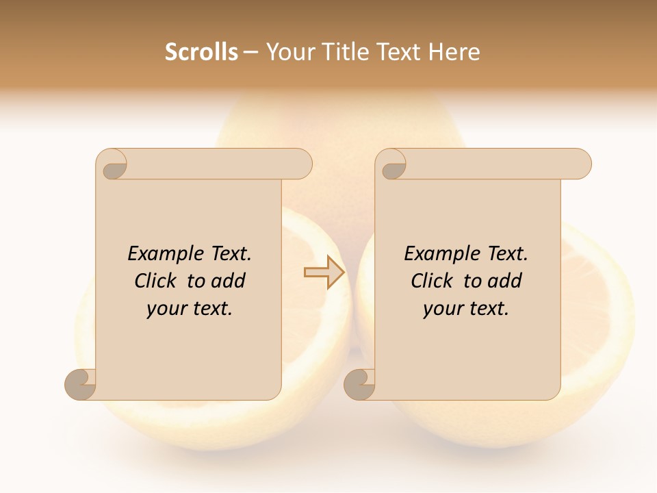 Lemon Juice Food PowerPoint Template