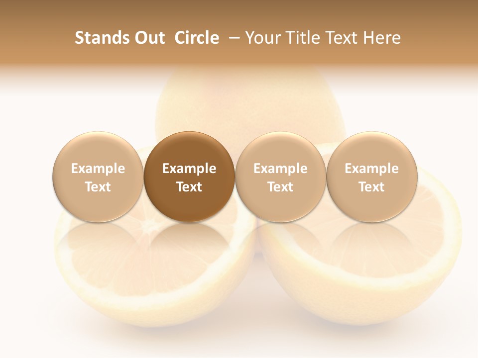Lemon Juice Food PowerPoint Template