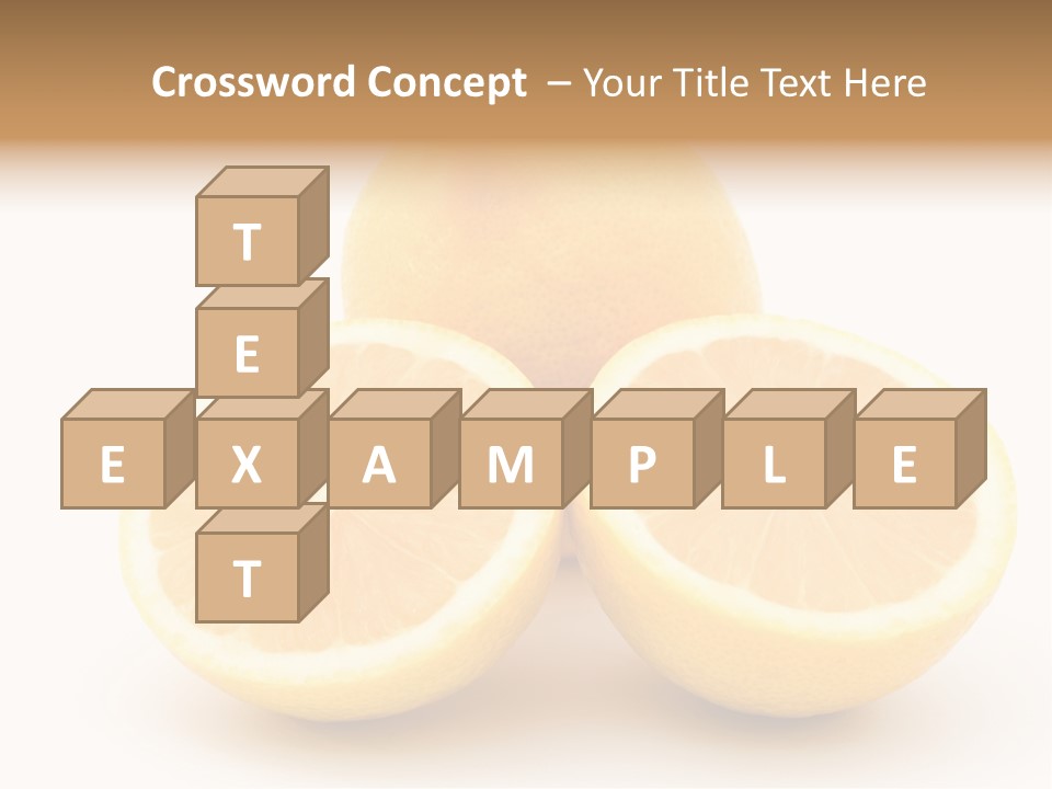 Lemon Juice Food PowerPoint Template