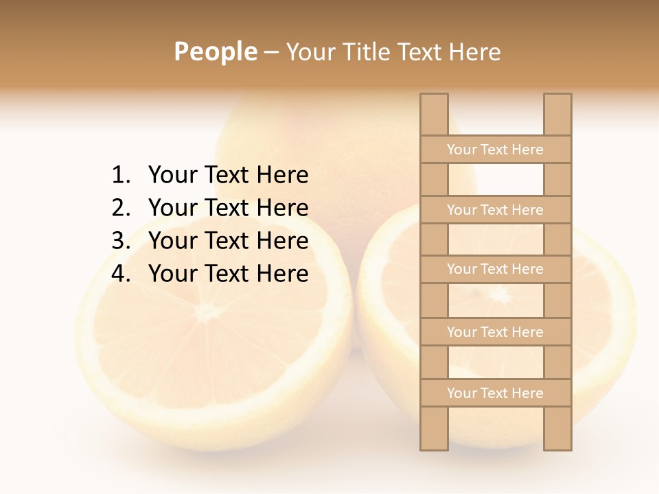 Lemon Juice Food PowerPoint Template