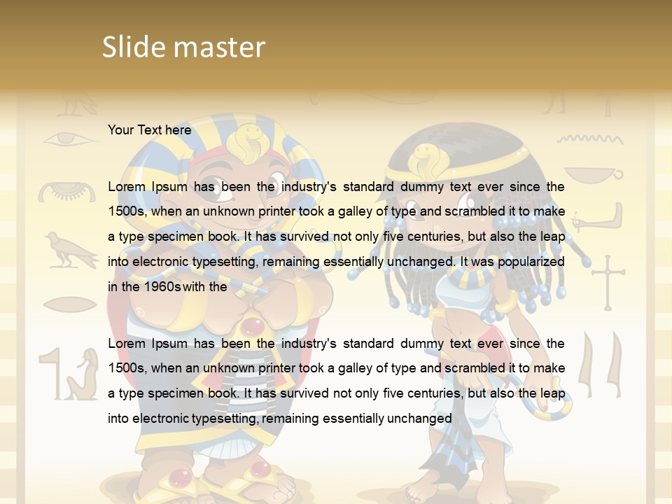 Girl Man Apparel PowerPoint Template