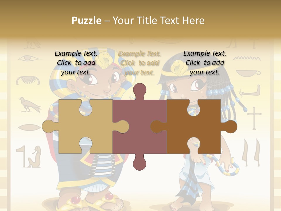 Girl Man Apparel PowerPoint Template