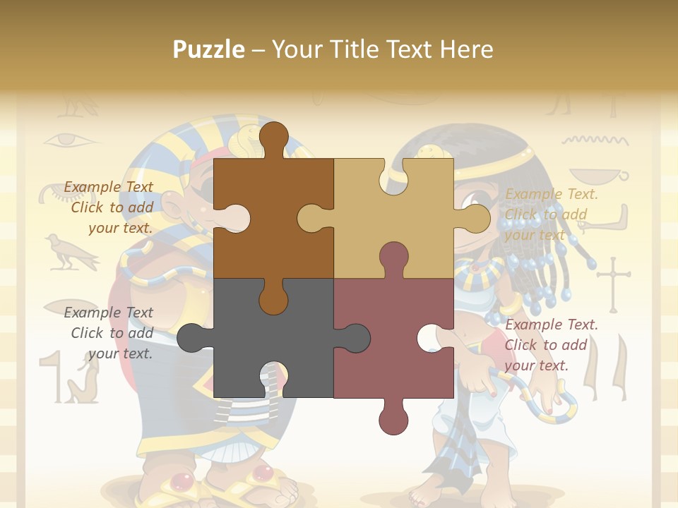 Girl Man Apparel PowerPoint Template