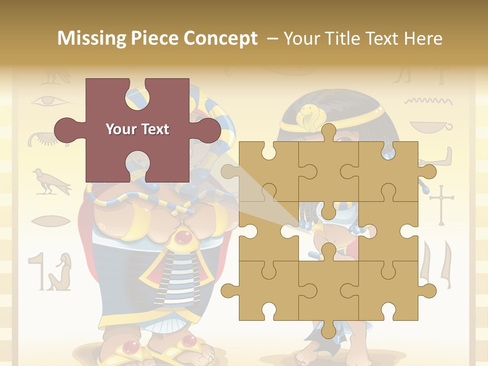 Girl Man Apparel PowerPoint Template