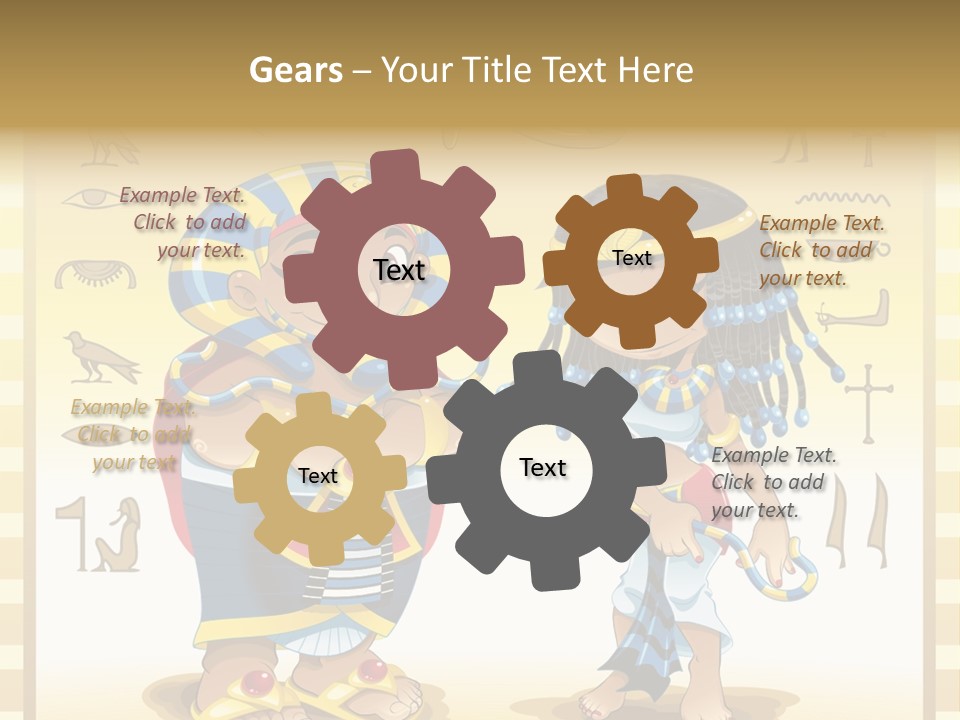 Girl Man Apparel PowerPoint Template