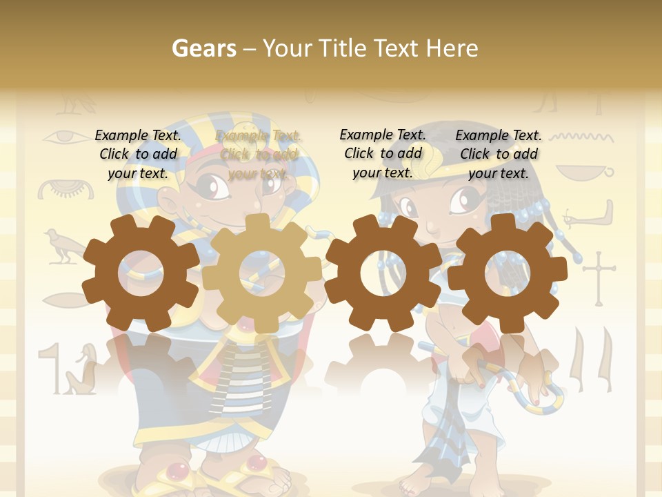 Girl Man Apparel PowerPoint Template