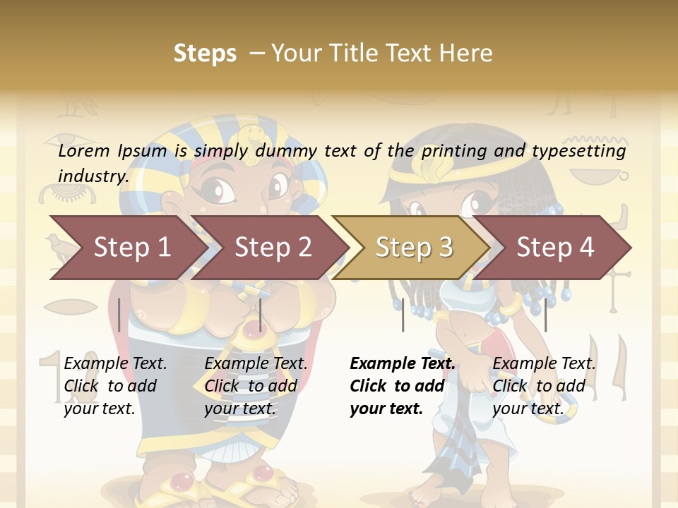 Girl Man Apparel PowerPoint Template