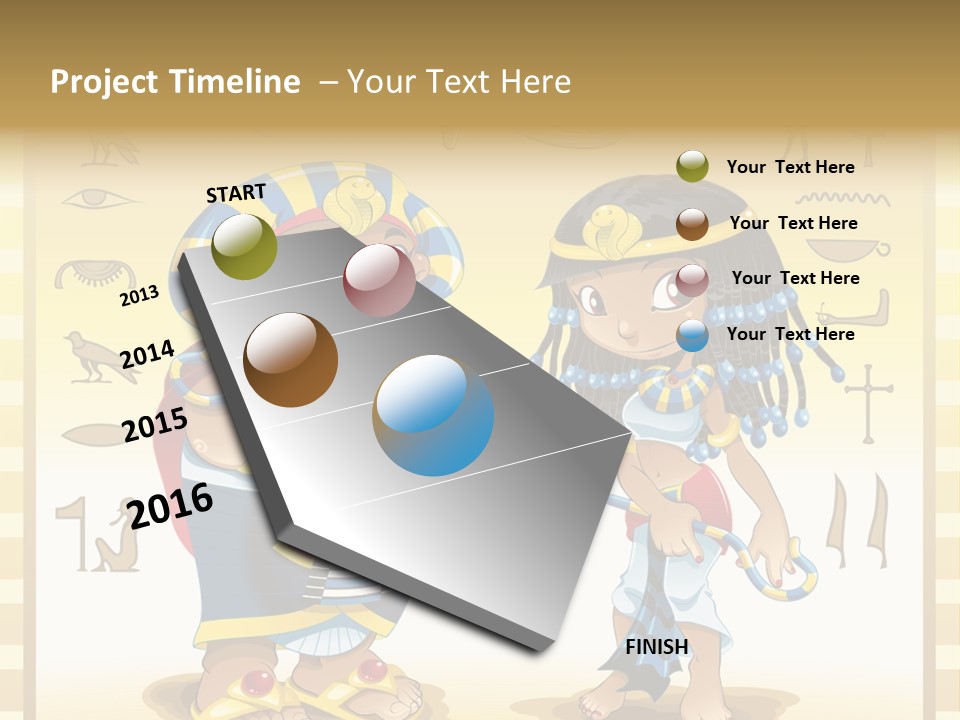 Girl Man Apparel PowerPoint Template