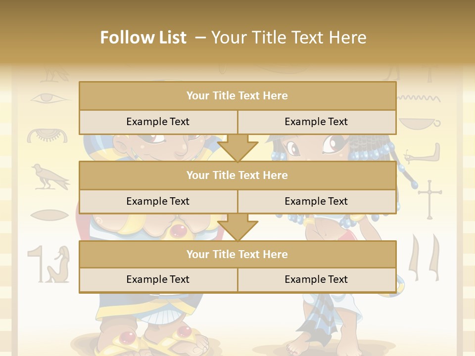 Girl Man Apparel PowerPoint Template