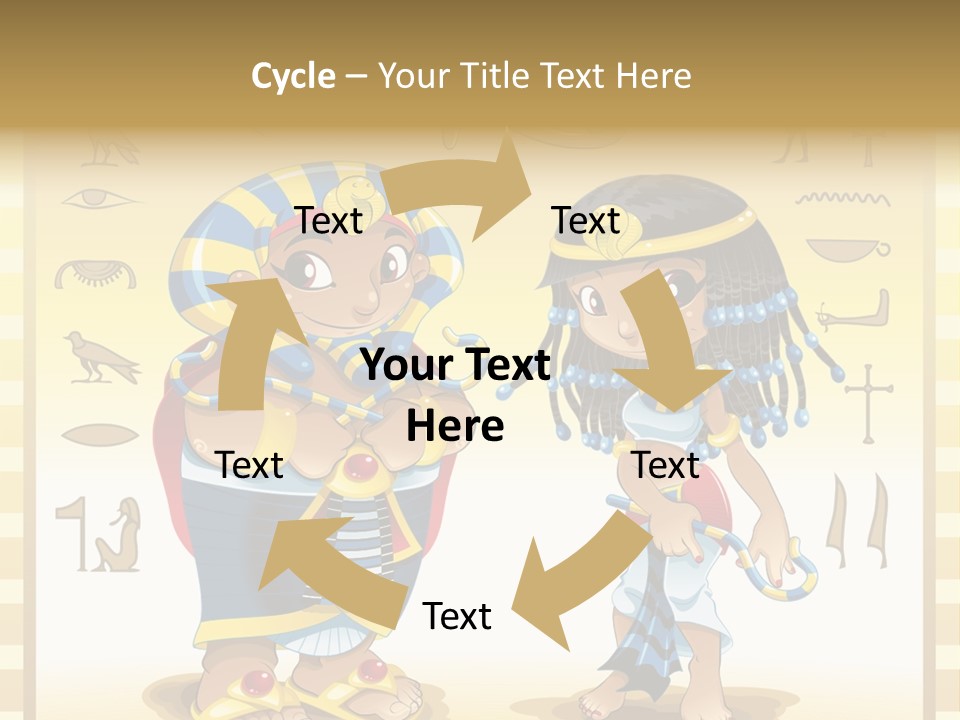 Girl Man Apparel PowerPoint Template