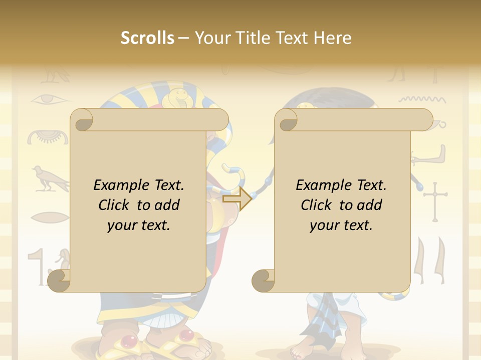 Girl Man Apparel PowerPoint Template