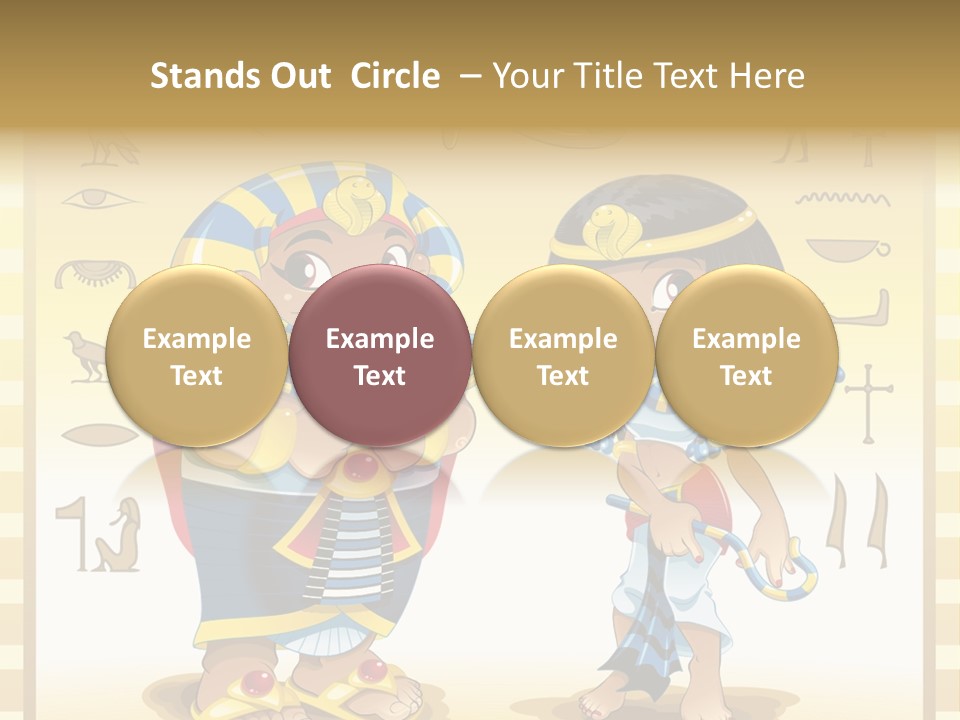 Girl Man Apparel PowerPoint Template