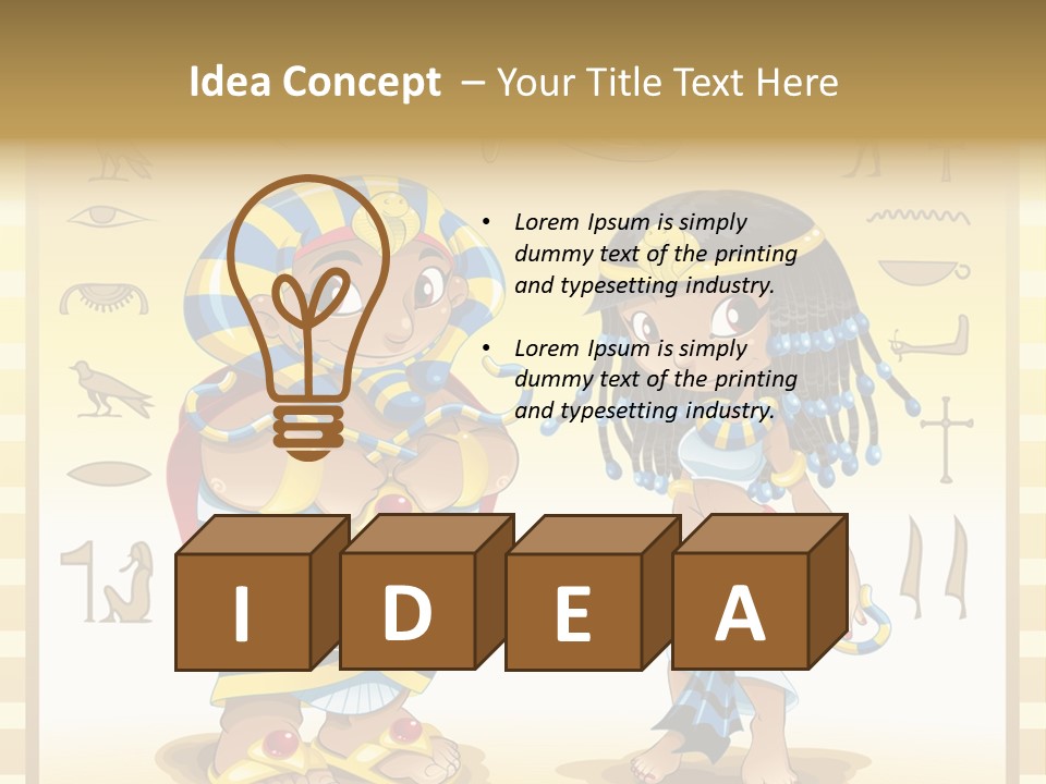 Girl Man Apparel PowerPoint Template