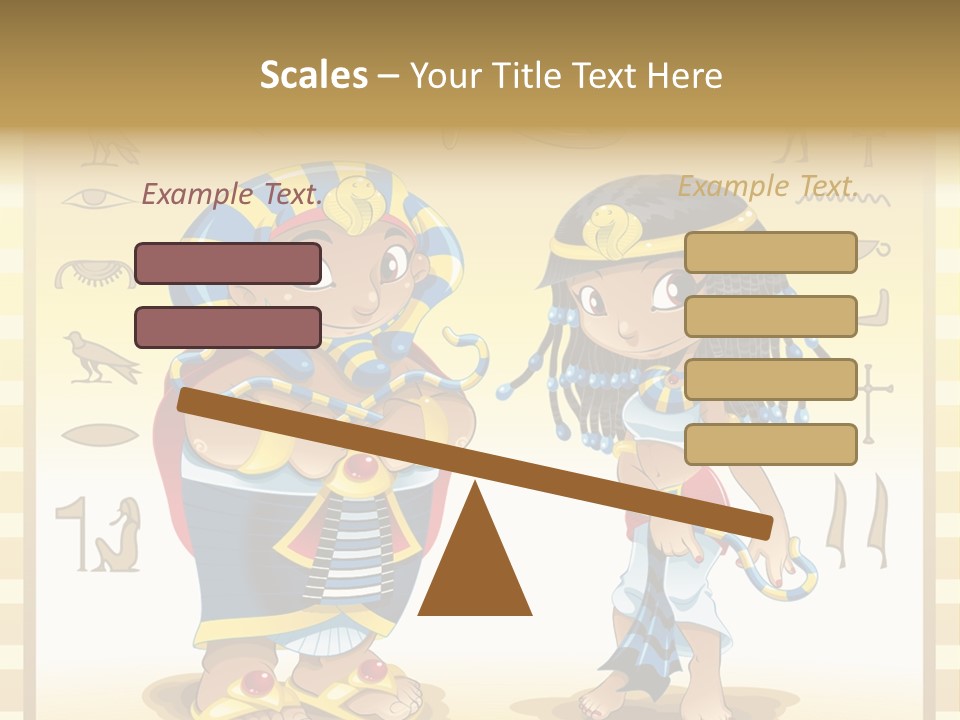 Girl Man Apparel PowerPoint Template