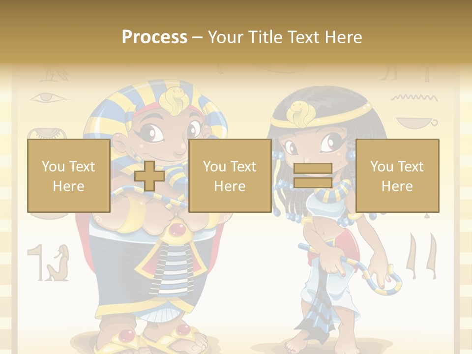 Girl Man Apparel PowerPoint Template