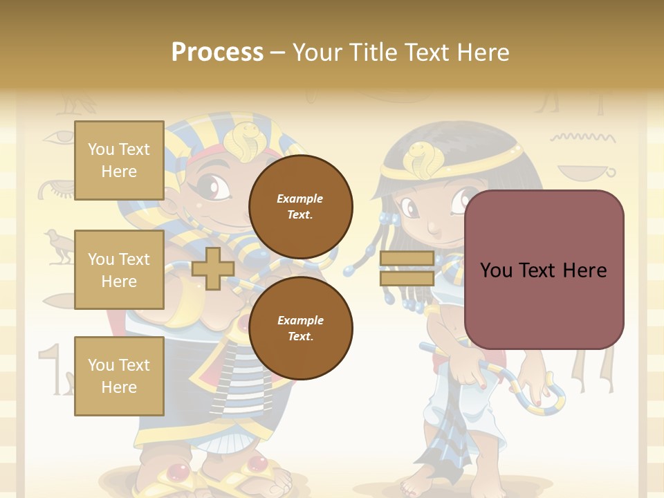 Girl Man Apparel PowerPoint Template