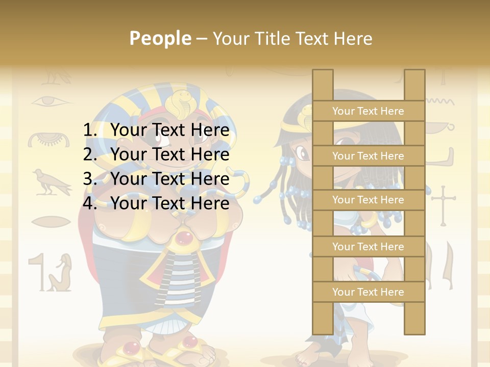 Girl Man Apparel PowerPoint Template