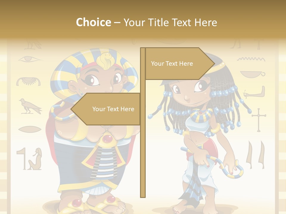 Girl Man Apparel PowerPoint Template