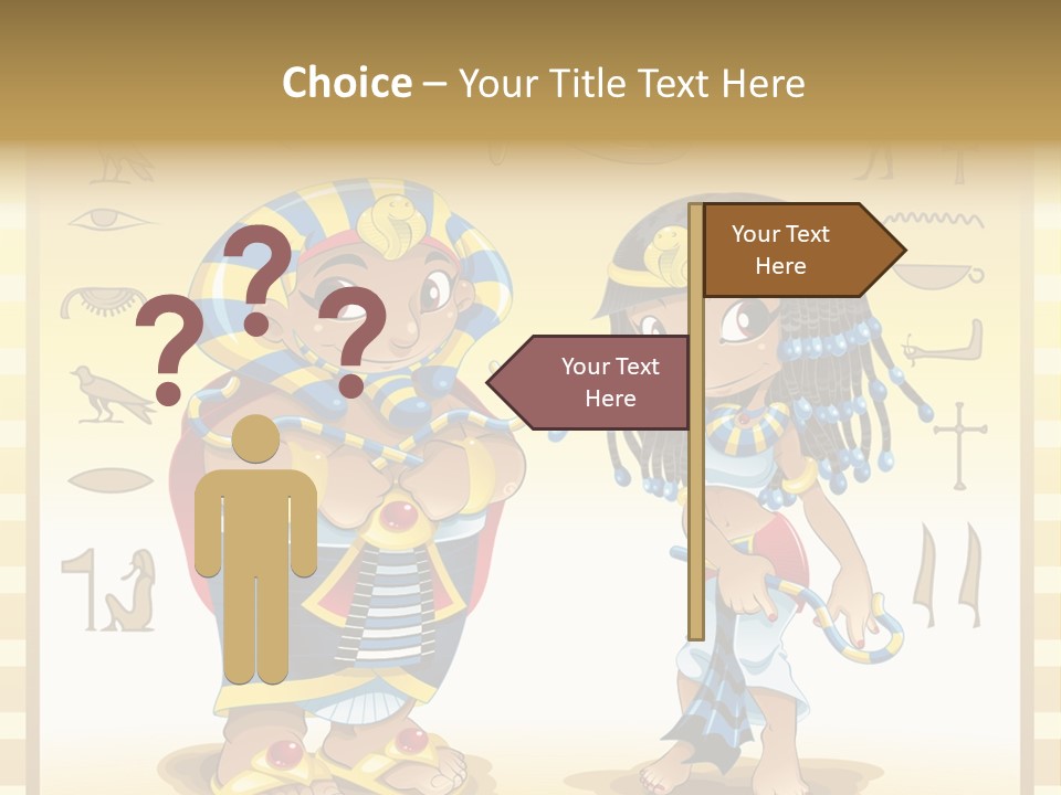 Girl Man Apparel PowerPoint Template